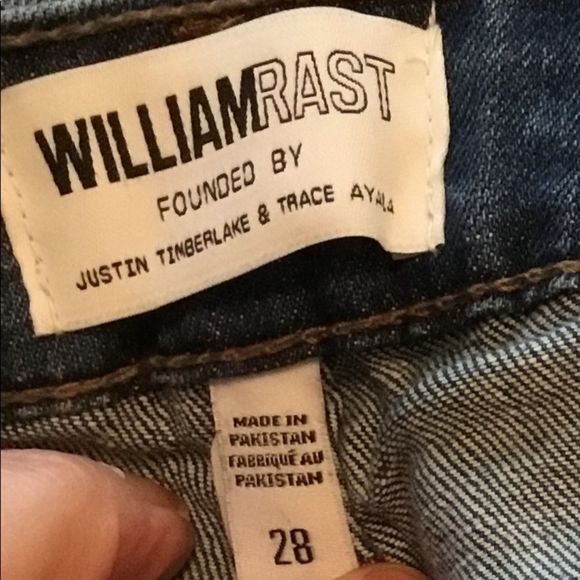 NWT $99 William Rast | Timberlake |Best Friend | Timber | Star Patch Jeans - Picture 9 of 13